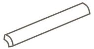Baseline Taupe 1×6 Quarter Round Glossy