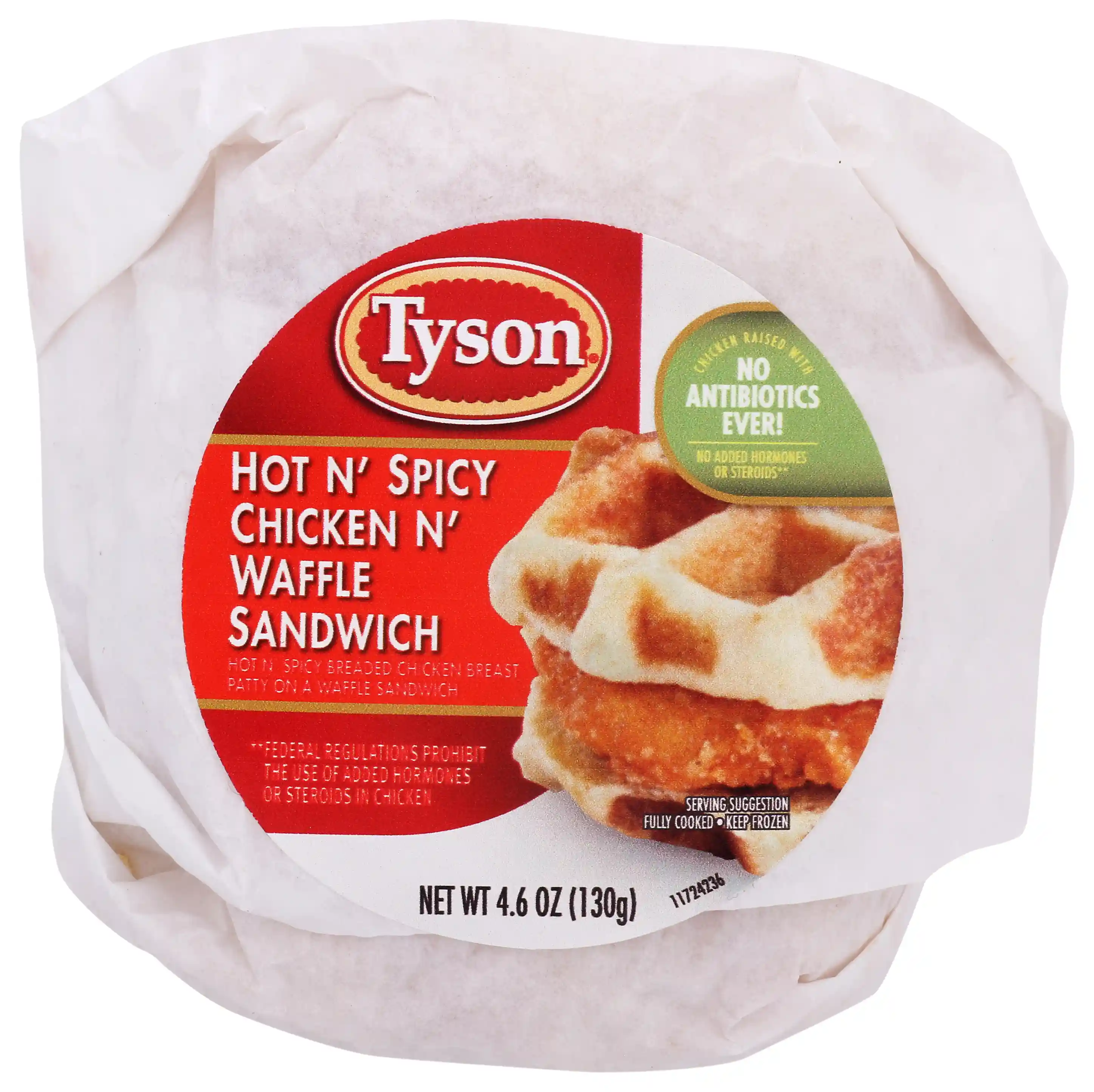 Tyson® Butcher-Wrapped Hot 'N Spicy Chicken & Waffles Sandwich_image_21
