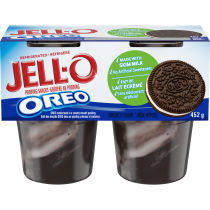 Jell-O Refrigerated Pudding Snacks, Oreo