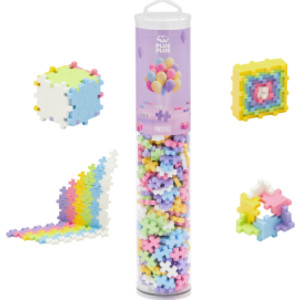 Building Blocks 240-Piece Tube, Pastel