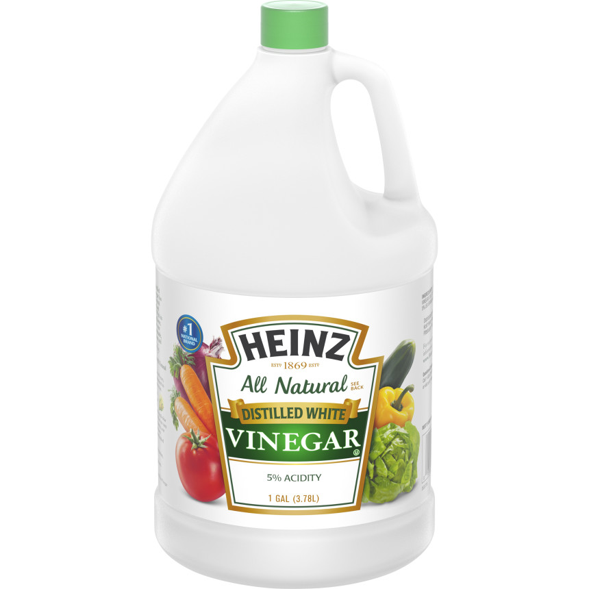 Heinz All Natural Distilled White Vinegar 5% Acidity, 1 gal Jug image 