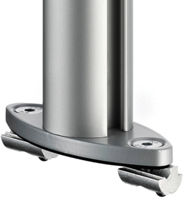 The slat rail option installs on most slat rail bench systems.