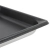 Half-size 1 ¼-inch-deep Super Pan V® stainless steel steam table pan with Steel Coat x3™ nonstick coating