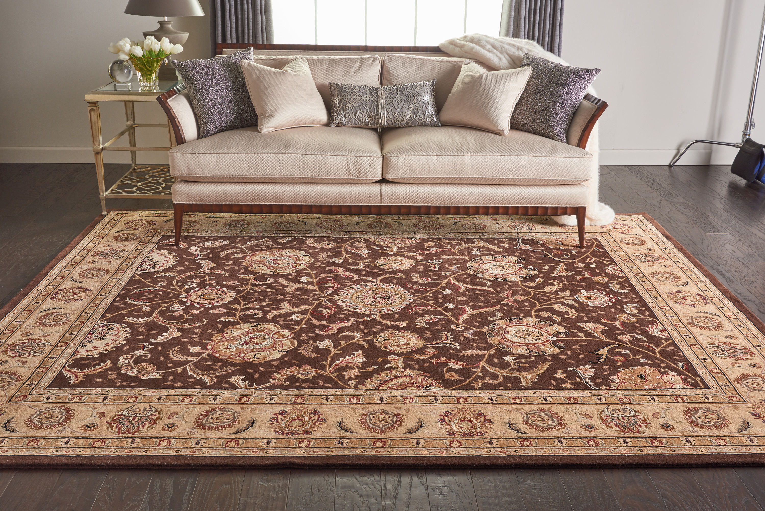 Nourison Nourison 2000 7'9" x 9'9" Brown Traditional Indoor Rug