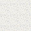 Small pastel watercolor dots (blue, beige, gray, mint) scattered across a white background, creating a subtle confetti-like wallpaper or fabric pattern with soft, irregular edges.