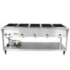 120-volt 3500-watt five-well Servewell® SL streamlined stainless steel hot-food table