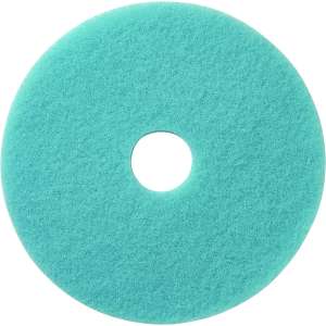Hillyard, Trident® Luster Lite Burnish Round Floor Pad, 20", Light Blue