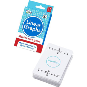 Linear Graphs Algebra Card Game, 90 Cards