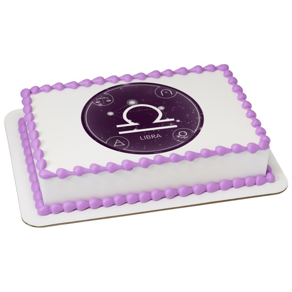 Zodiac Libra PhotoCake® Edible Image®