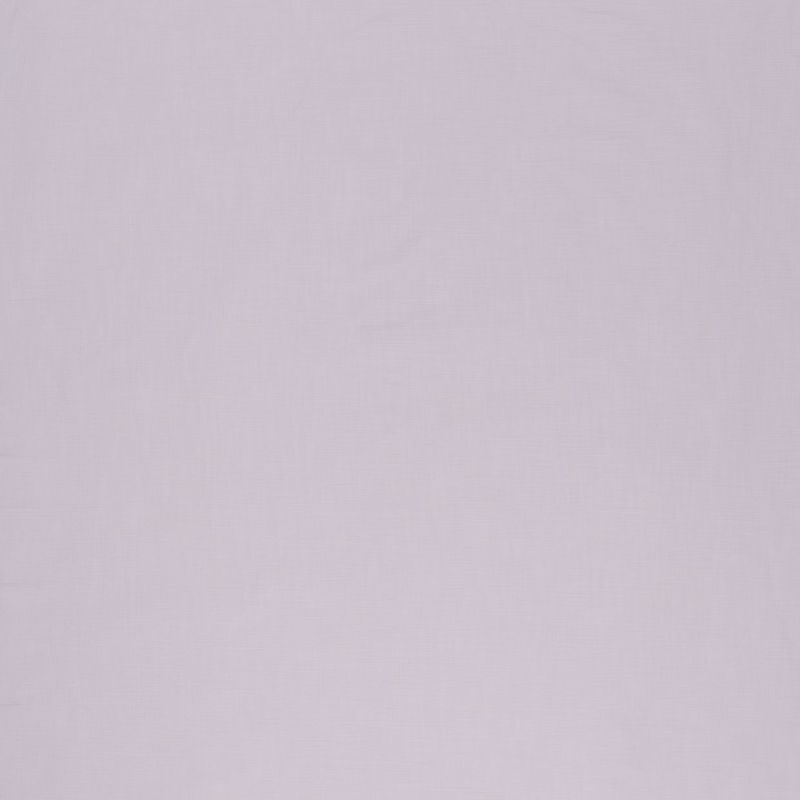 Solid pale lavender textile panel (curtain or wall covering) filling the frame, hanging flat and static with a subtle woven texture; evenly diffused indoor light, no other visible features.