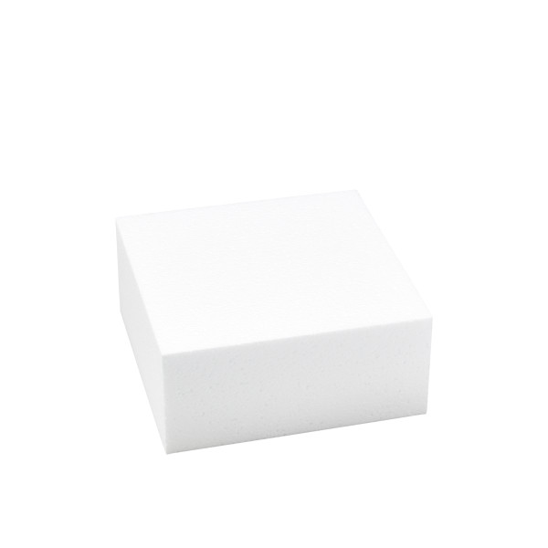 Square Styrofoam 8" x 3.5" Cake Form