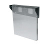 VPM Series Vertical Panel Mount Rack Steel 3 RU 5.25 H x 19.25 W x 6 in. D Black Can Accommodate All Depths of Equipment