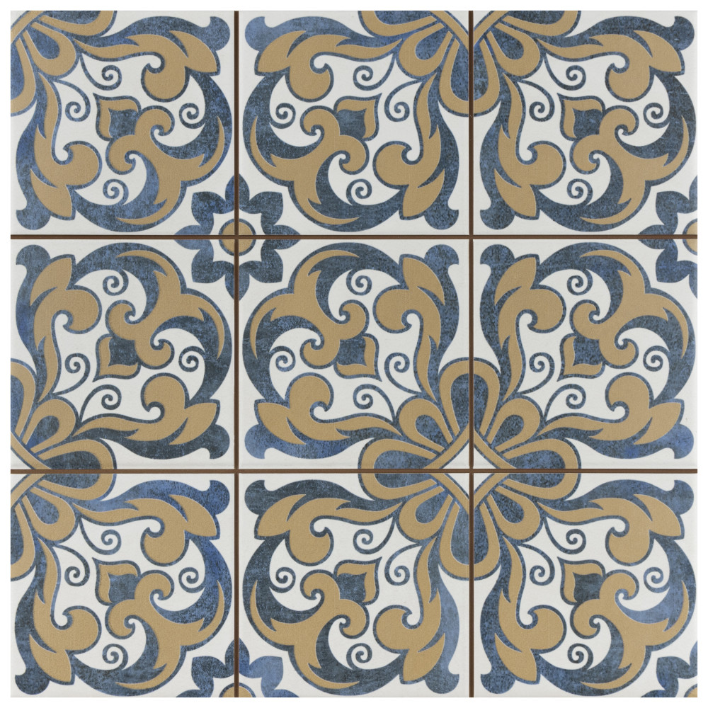 Sample – Harmonia Royal Bloom Ceramic Floor and Wall Tile