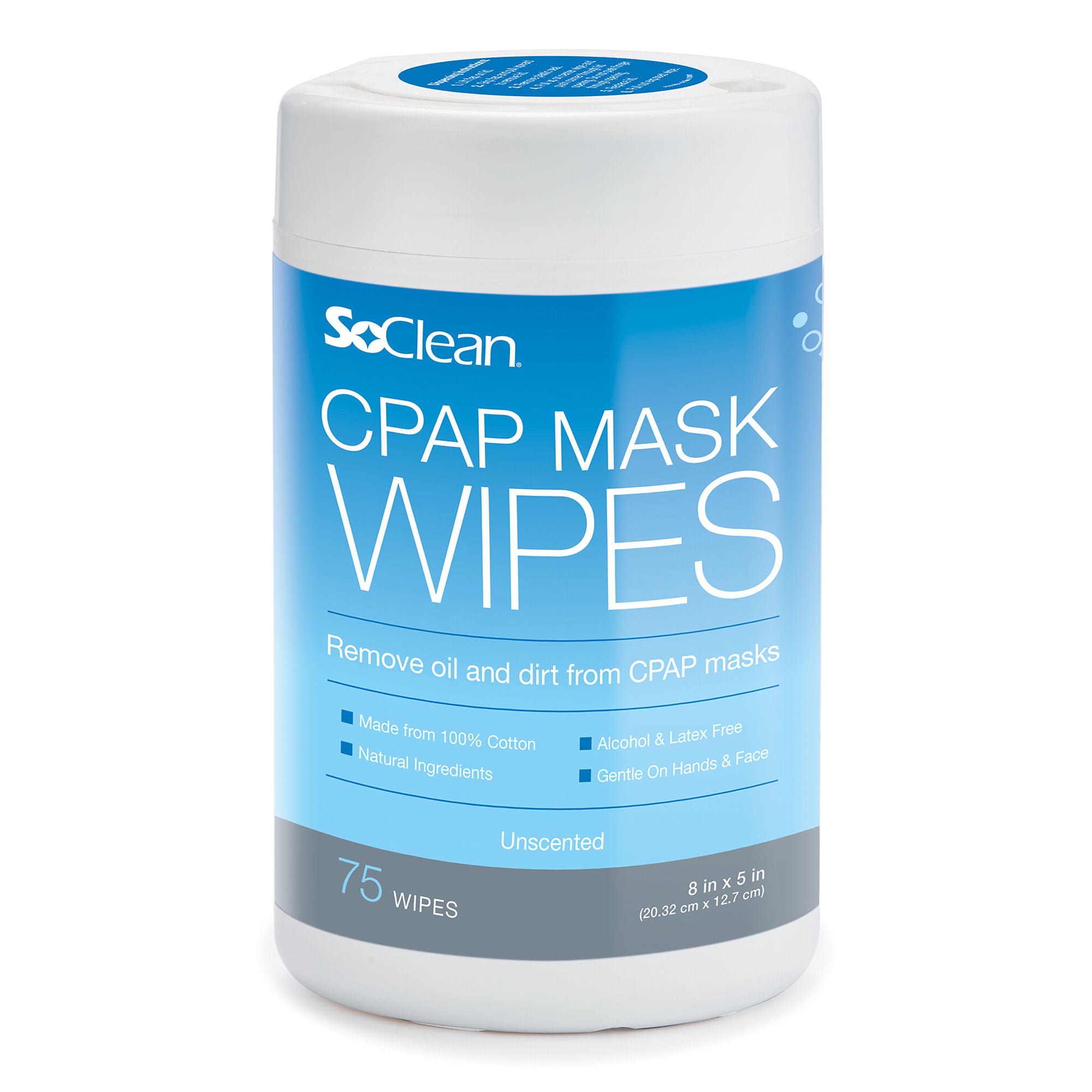 SoClean Inc WIPES, CPAP EQUIPMENT UNSCENTED (75/CN 12CN/CS)