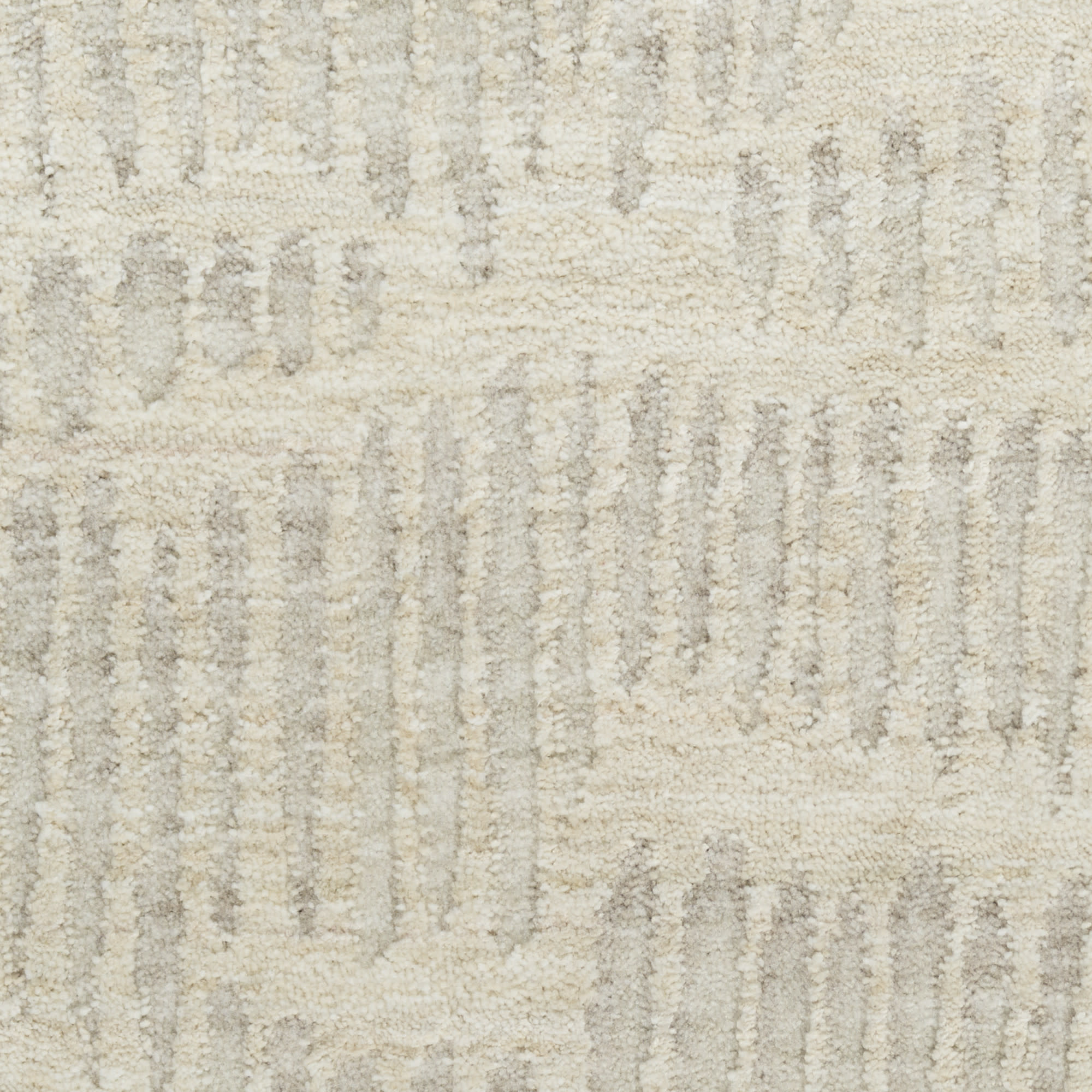 Calvin Klein CK079 Notes 7'10" x 9'10" Ivory Silver Modern Indoor Rug