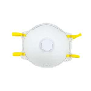HOSHY8812, Impact, ProWorks N95 Particulate Respirator w/Valve and Metal Nosepiece, White