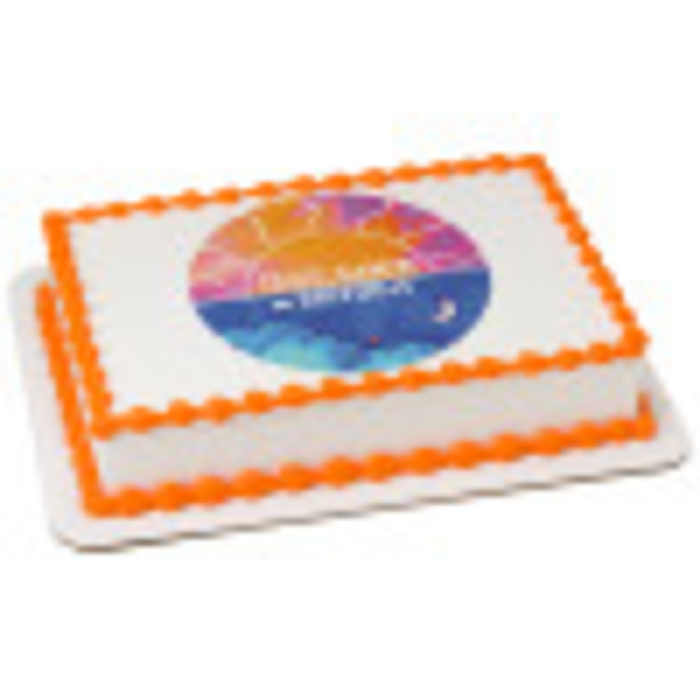 Order Peace, Love & Birthday Edible Image® by PhotoCake® Cake from