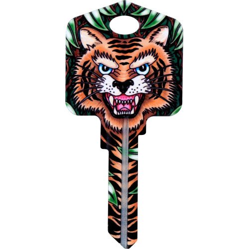 Achilles Ink Tiger Key Blank Kwikset 66/97 KW1/10