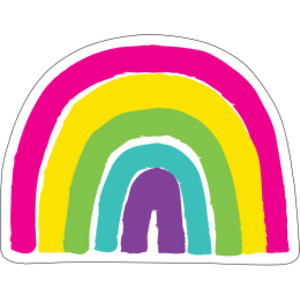 Kind Vibes Rainbow Cut-Outs, Pack of 36