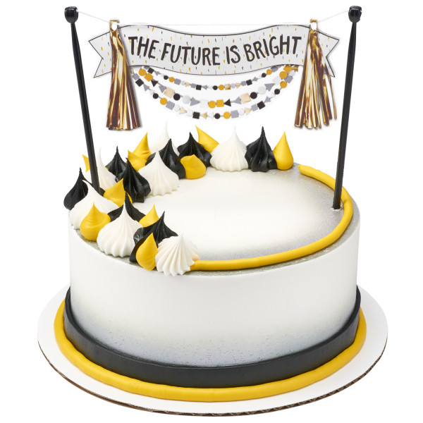 The Future is Bright Banner Layon