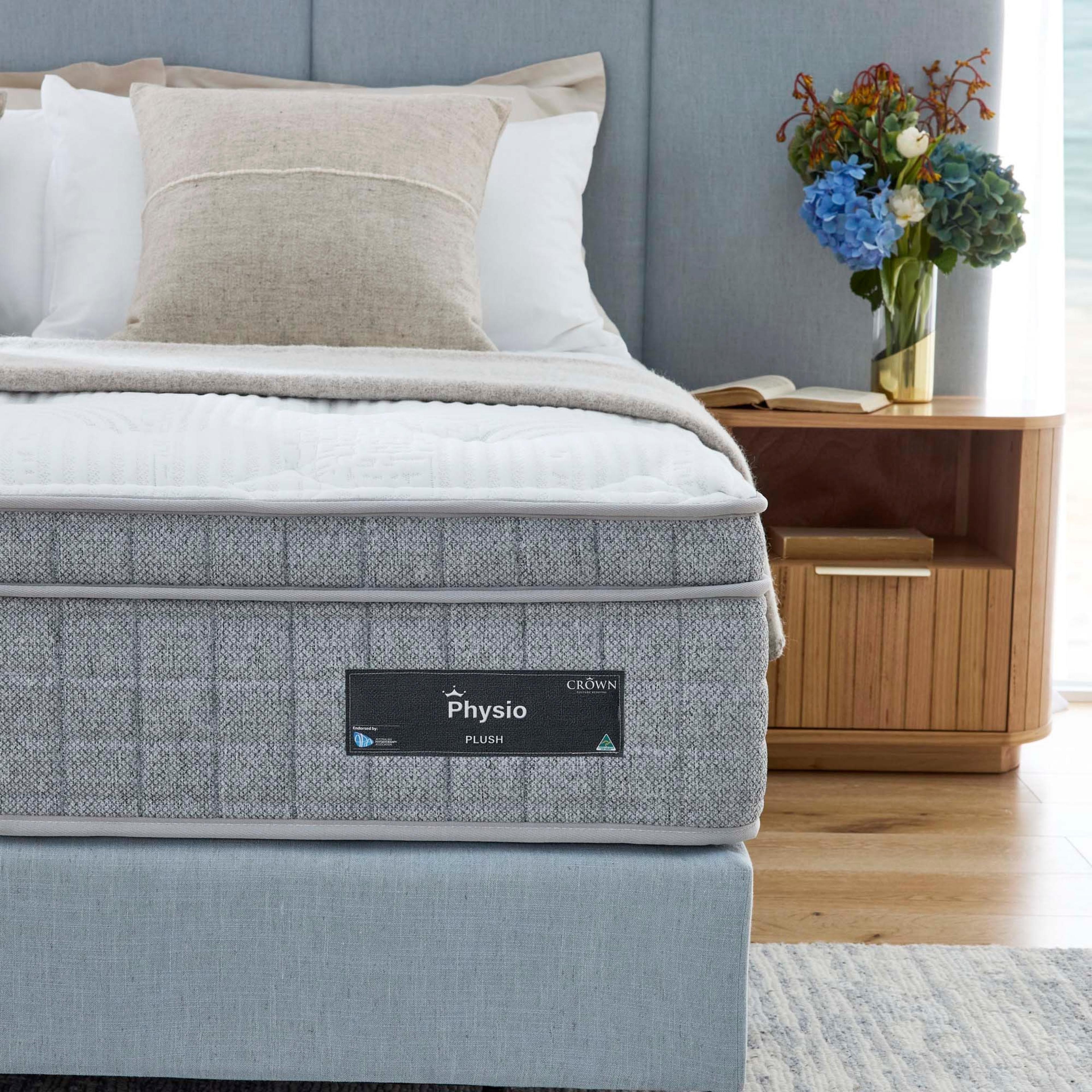 Lifestyle image of the  Crown Posture Bedding Physio Mattress, Plush from Forty Winks