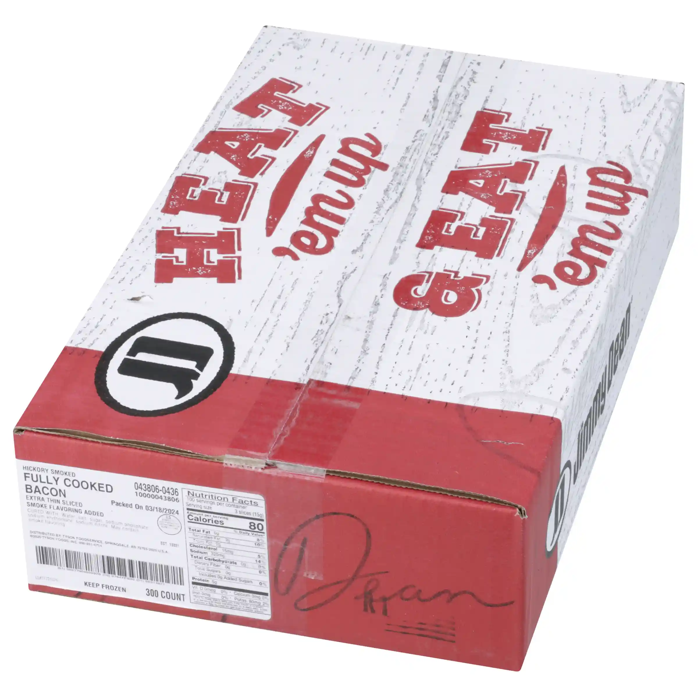 Jimmy Dean® Fully Cooked Hickory Smoked Extra Thin Bacon Slices_image_5
