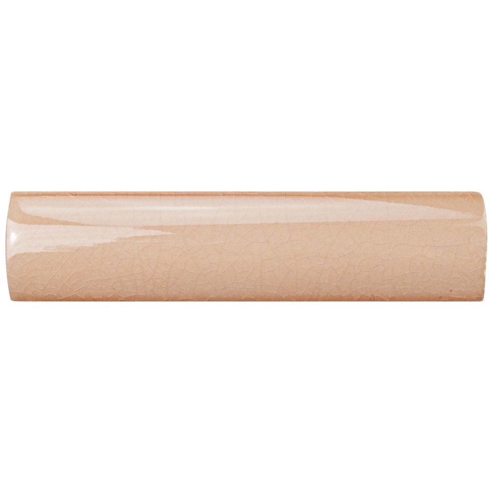 Novecento Cubrecantos Canela 1-1/4 in. x 5-1/8 in. Ceramic Wall Trim