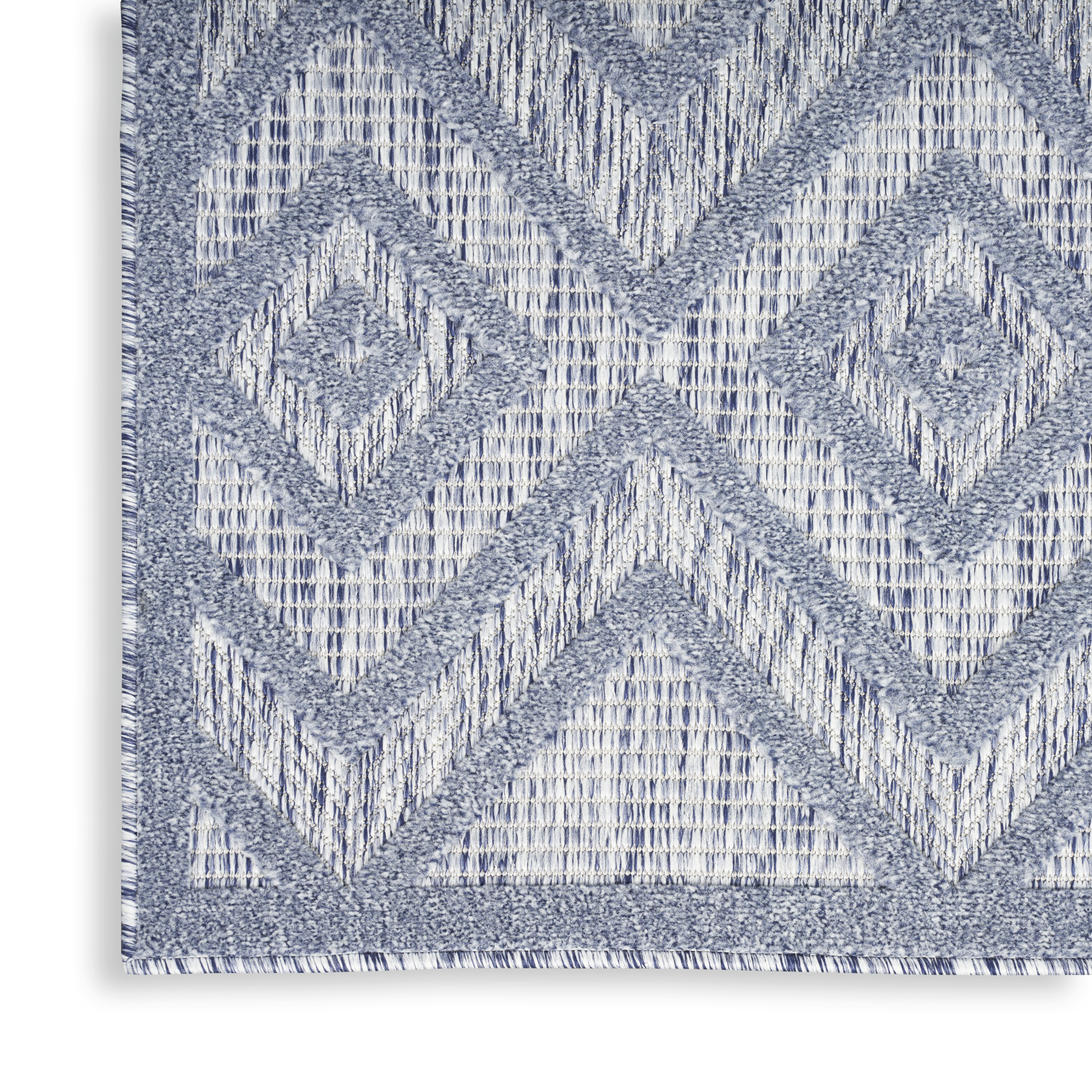 Nourison Versatile 7' x 10' Denim Blue Modern Rug