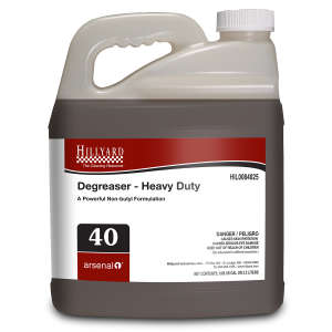 Hillyard, Arsenal® Heavy Duty Degreaser, Arsenal® One Dispenser 2.5 Liter Bottle