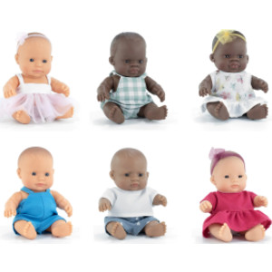 My Friends & Me Dolls, 8-1/4" Dressed, Set Of 6