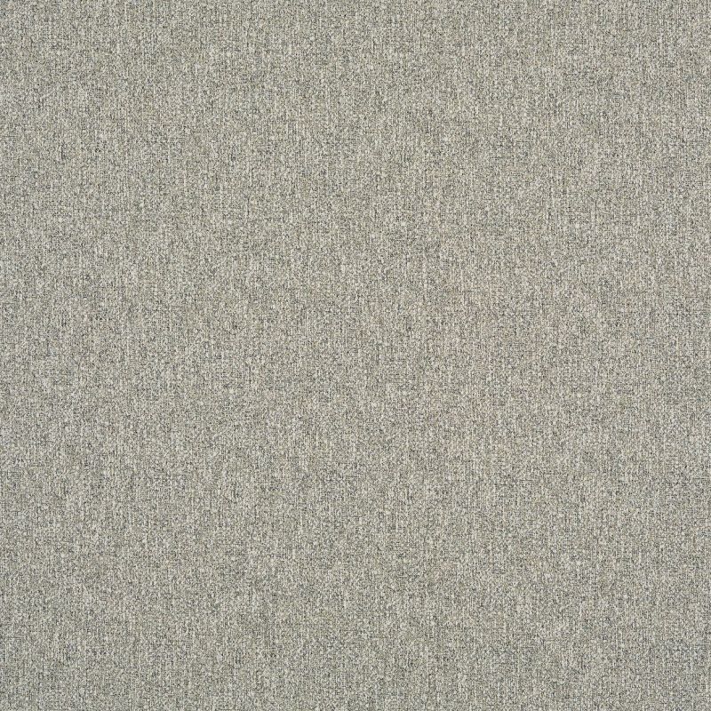Neutral gray-beige woven fabric filling the frame, showing a fine speckled weave; lying flat and evenly lit; close-up texture study with no discernible surroundings.