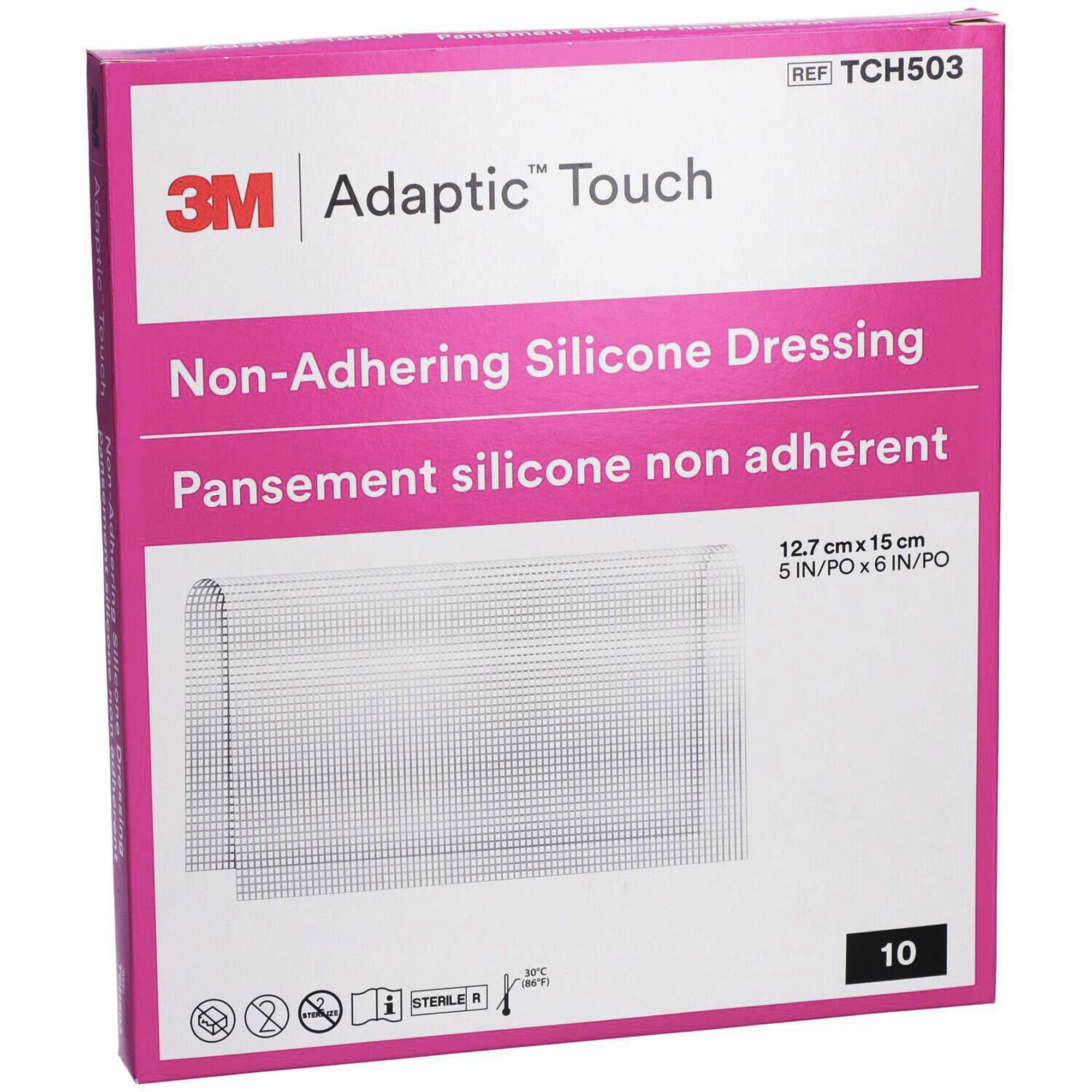 Solventum Corporation DRESSING, ADAPTIC TOUCH N/ADH SIL 12.7CMX15CM (10/CT 5CT/CS)