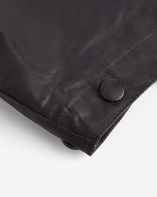Waxed Cotton Plain Hood Sage