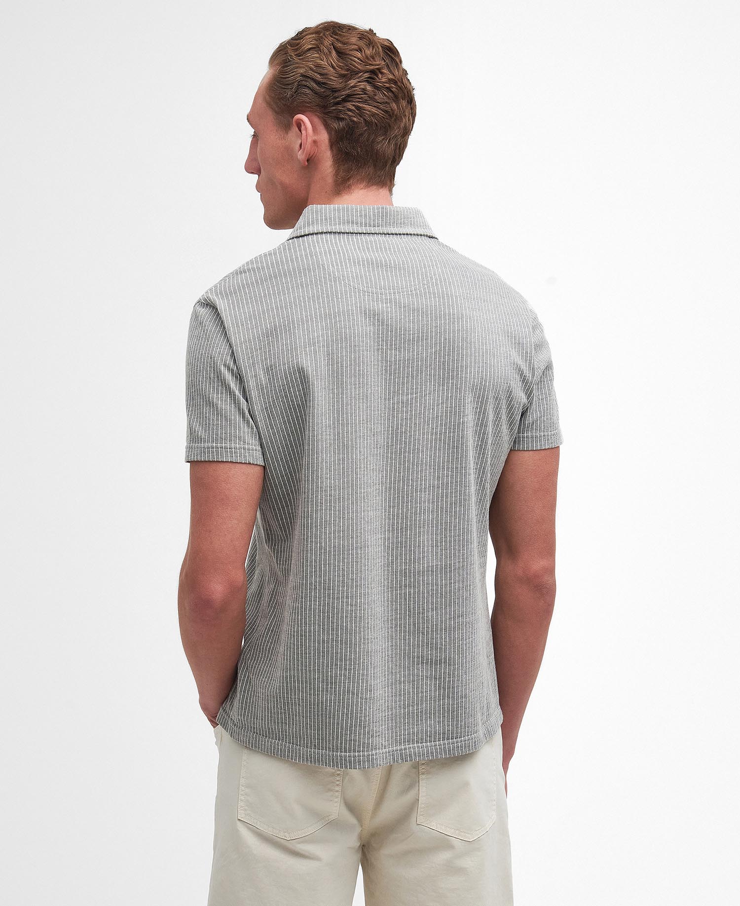 Tickhill Striped Short-Sleeved Polo Shirt image number 2