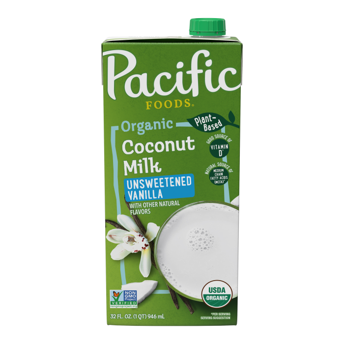 Organic Coconut Unsweetened Vanilla Beverage