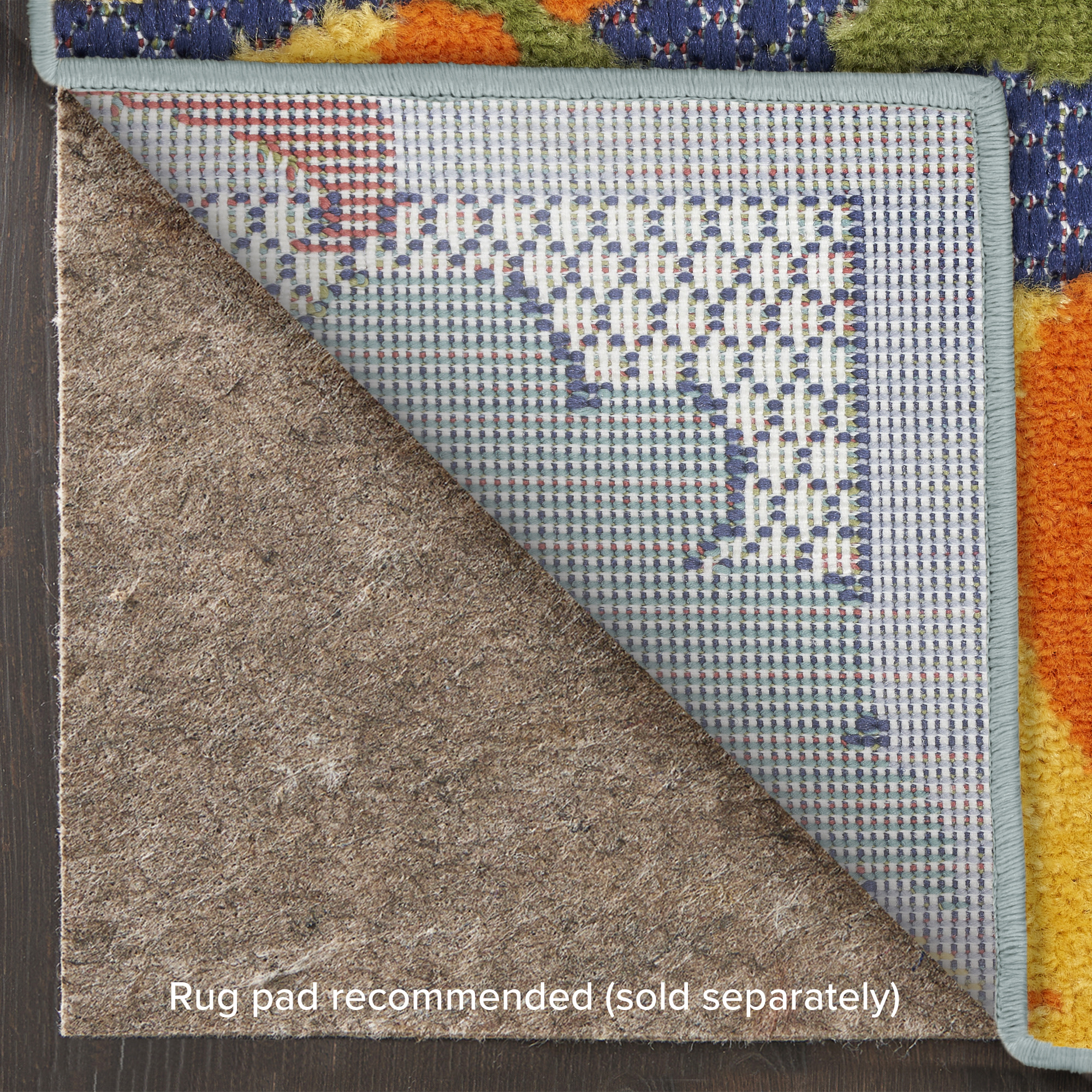Nourison Aloha 2' x 3' Navy Multicolor Outdoor Rug