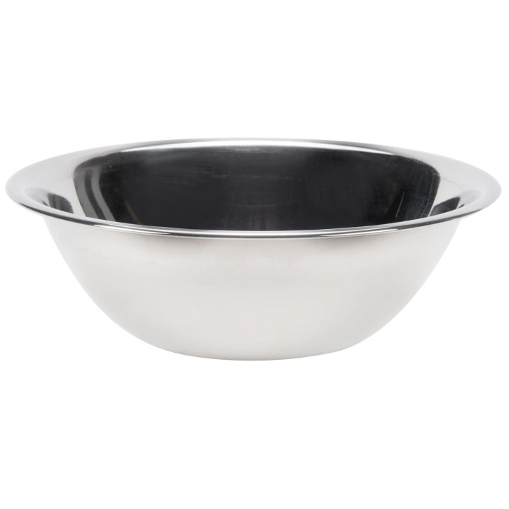 ¾-quart economy stainless steel mixing bowl