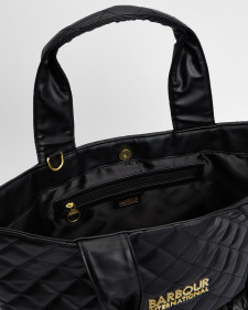 Battersea Quilted Mini Tote Bag Classic Black
