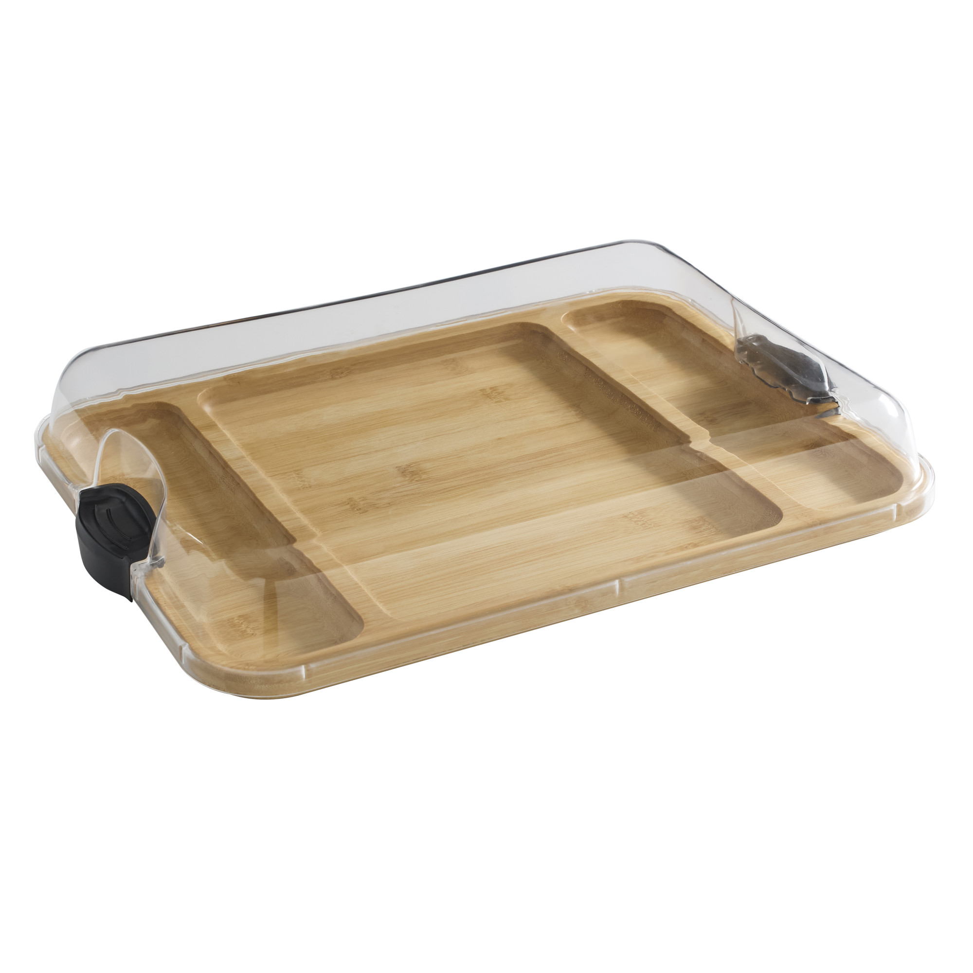 Faberware Large Build-a-Board Bamboo Grazing Board with Lid, 30.5cm x 40.5cm