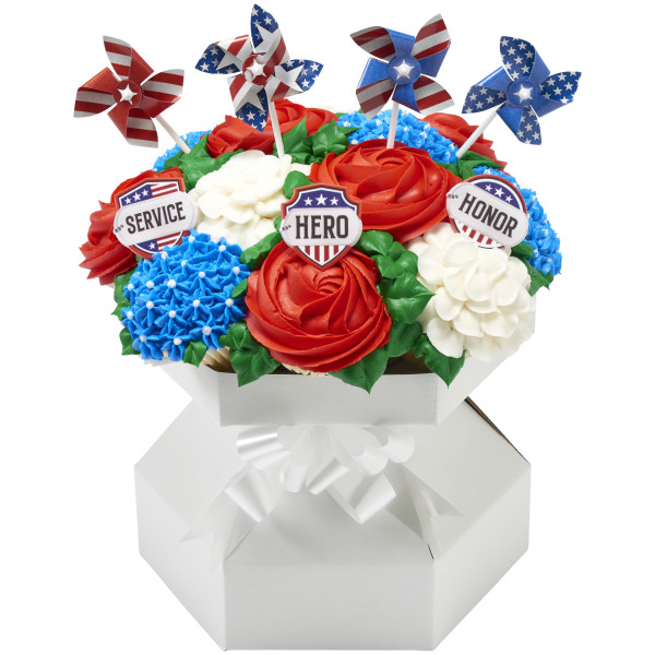 Cupcake Bouquet Vase/Box Cake Box