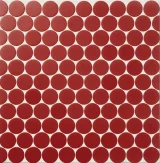 Ozzi Red 1-7/8″ Circle Mosaic