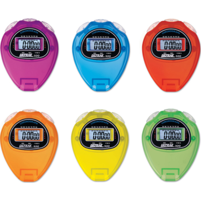 320 Rainbow Stopwatches, Set of 6