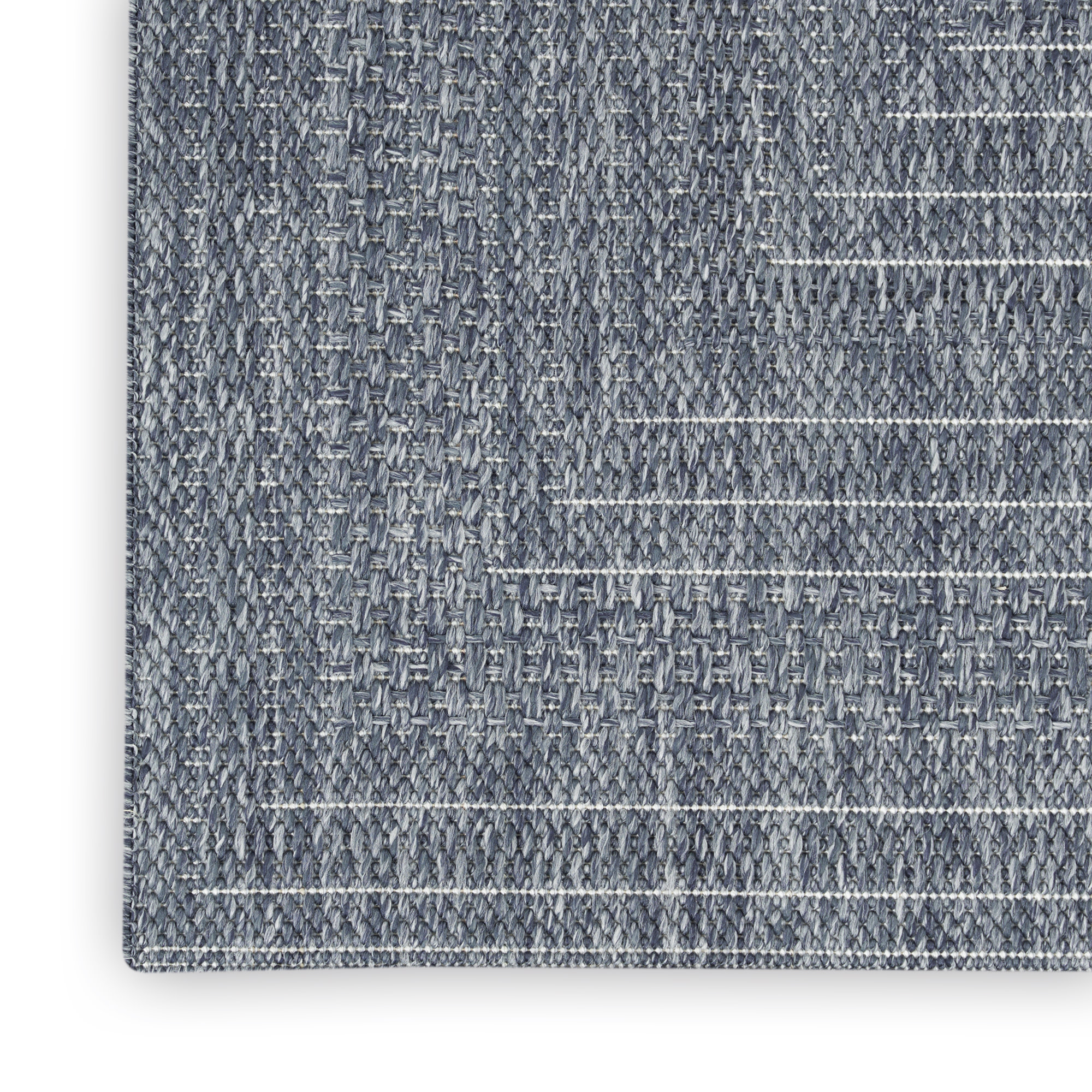 Nourison Tulum 6' x 9' Denim Outdoor Rug