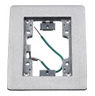 Rectangular Flange, Floor Boxes, Aluminum, 1-Gang