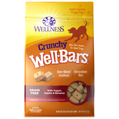 Wellness WellBars Yogurt, Apples & Banana Front packaging