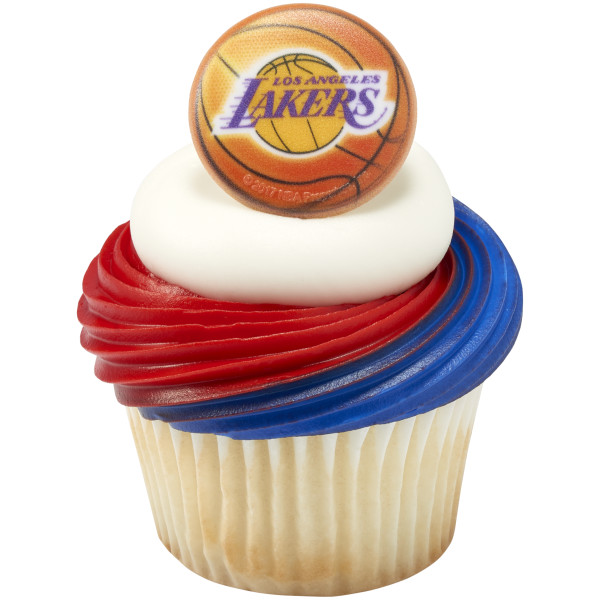 NBA Team Basketball Cupcake Rings