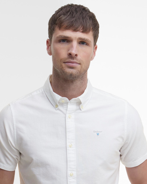Oxford Tailored Short-Sleeved Shirt Classic White