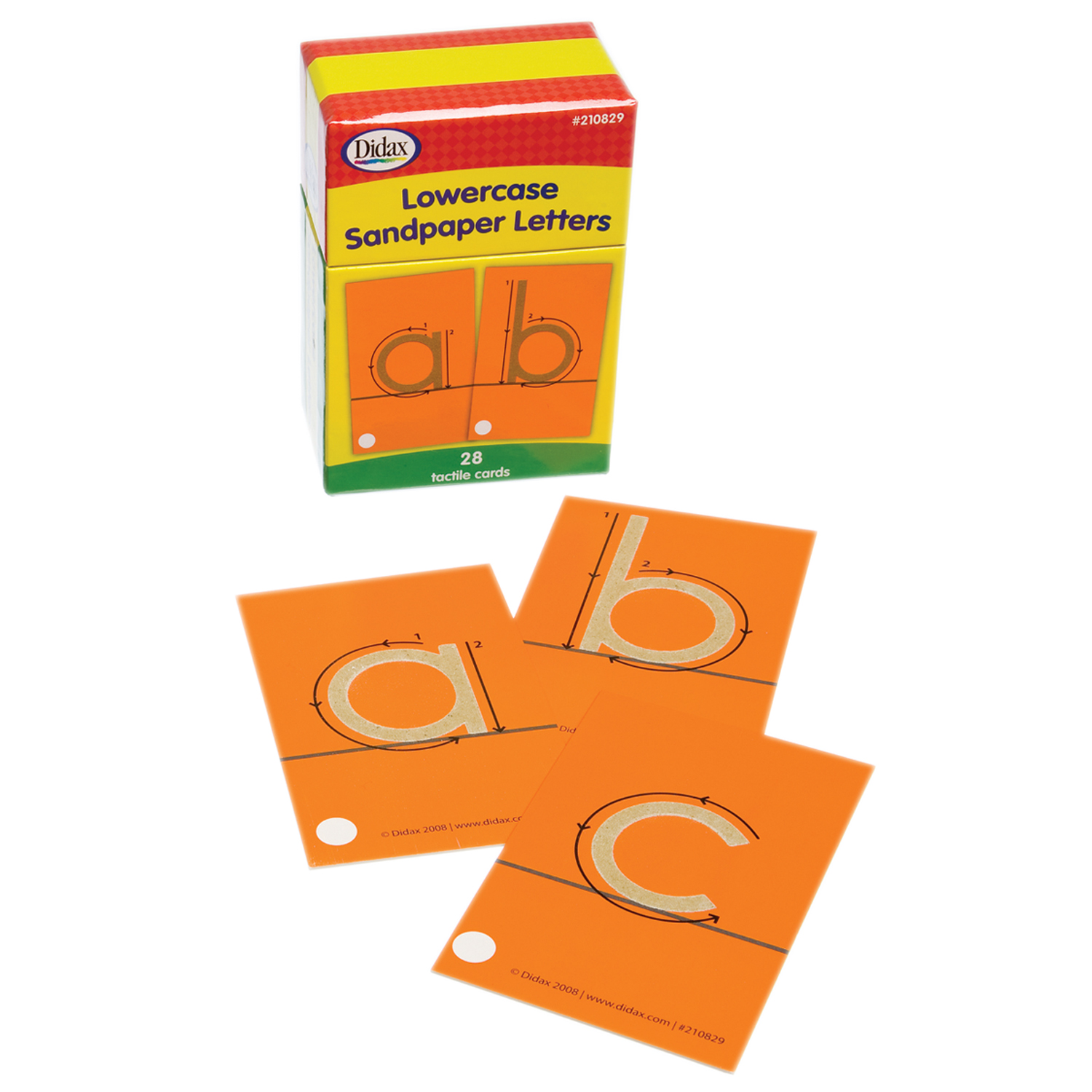 Didax Tactile Sandpaper Lowercase Letters