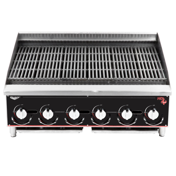 36-inch Cayenne® heavy-duty radiant / lava rock charbroiler