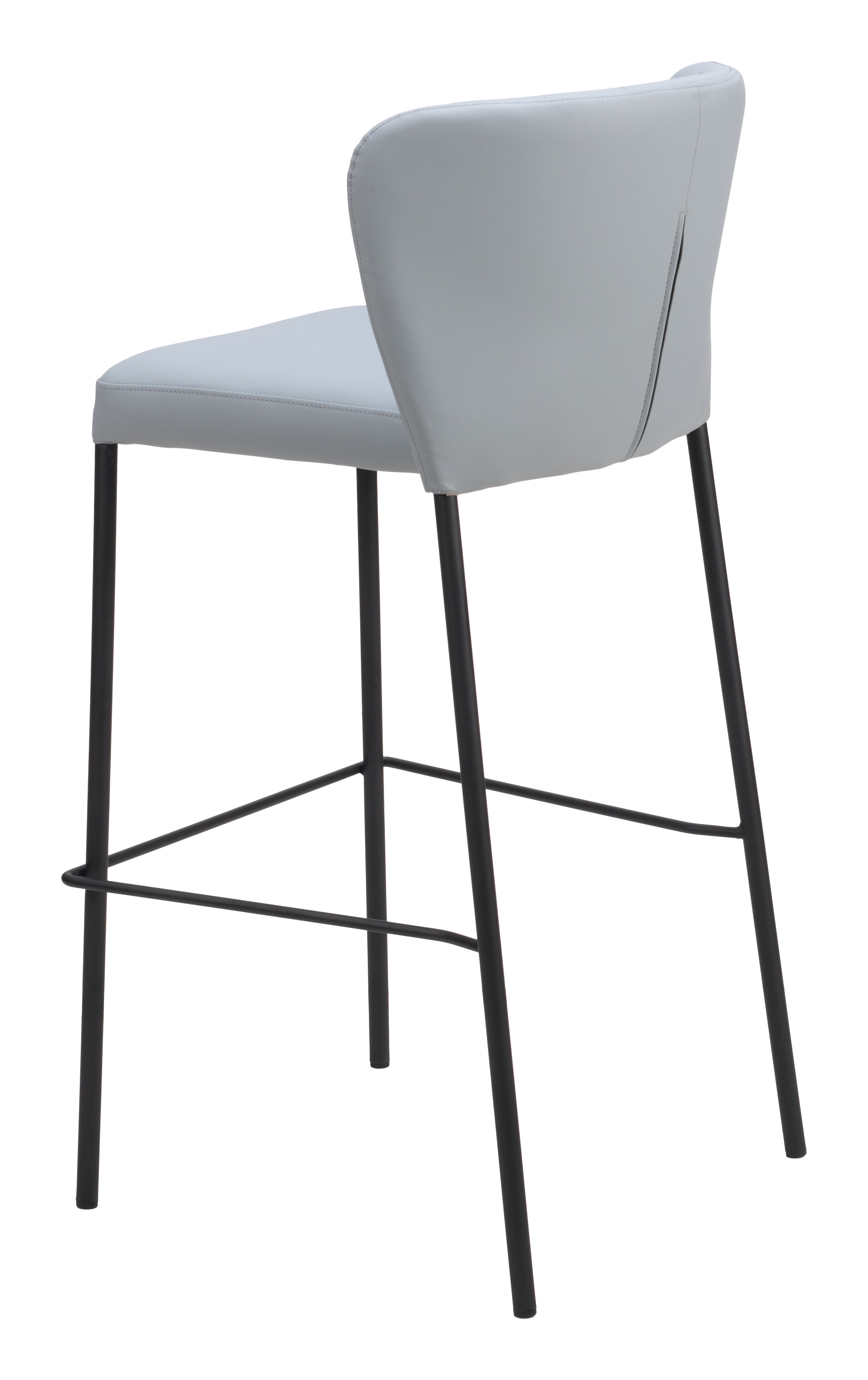 Linz Barstool (Set of 2) Gray product image